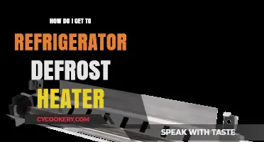 Accessing Your Refrigerator's Defrost Heater: A Step-by-Step Guide