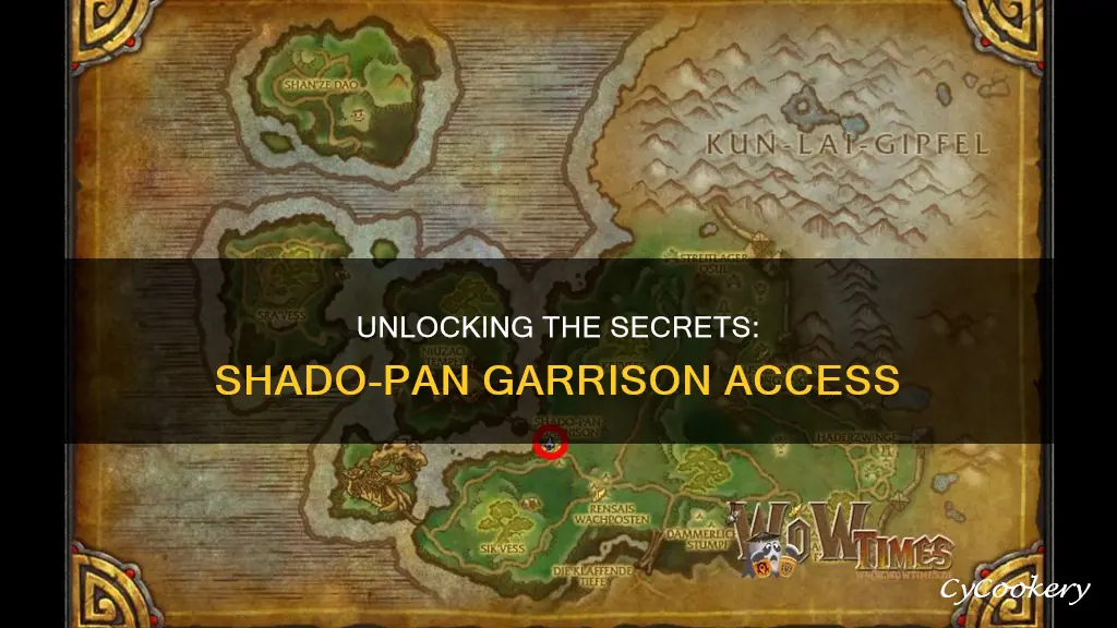 how do I get to the shado-pan garrison