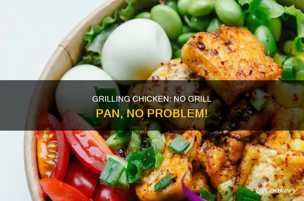 how do I grill chicken without a grill pan