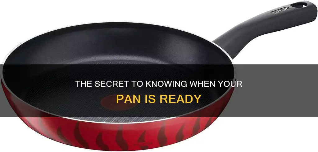 how do I know if my pan is hot enough