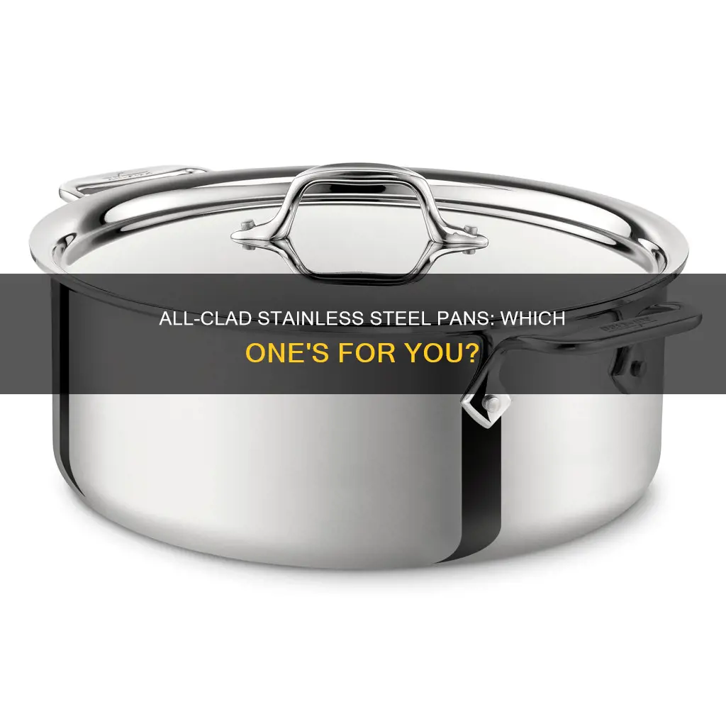 how do I know which all clad stainless steel pans