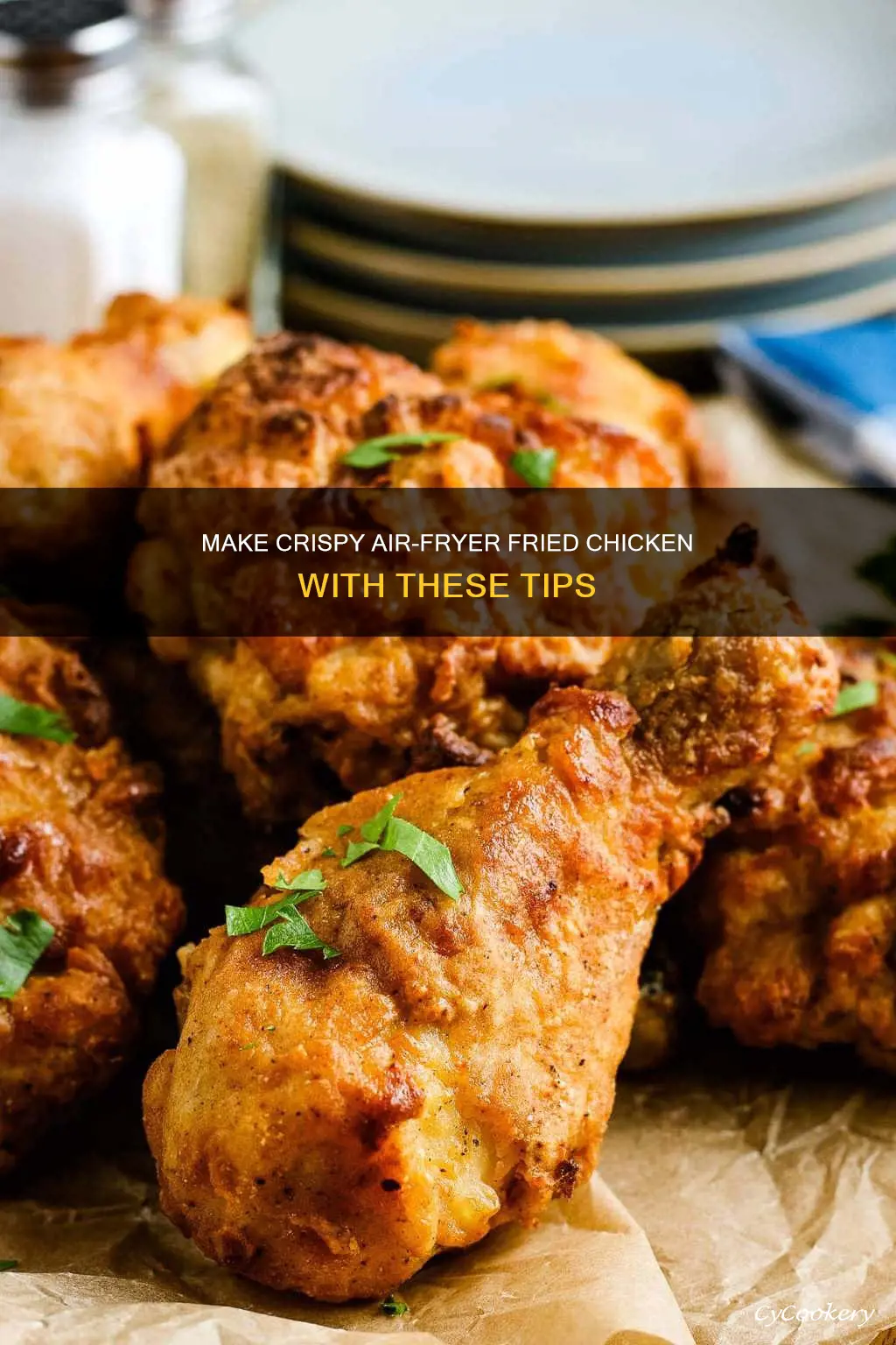 how do i make an air fryer fried chicken crispy