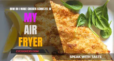 Air-Fried Chicken Schnitzel: A Quick, Crispy Delight