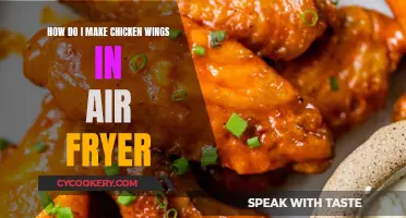 Air-Fried Chicken Wings: A Quick, Crispy Delight