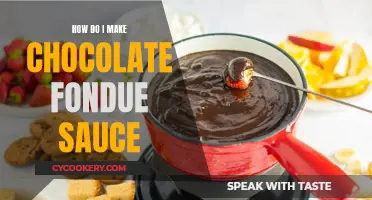 The Art of Chocolate Fondue Sauce