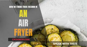 Air-Fried Zucchini: A Quick, Healthy Treat