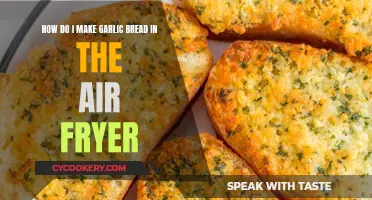 Air-Fried Garlic Bread: A Quick, Crispy Delight