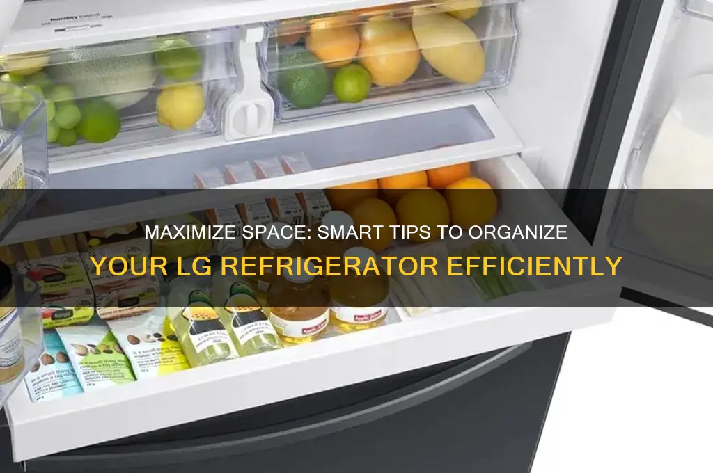how do i organize my lg refrigerator