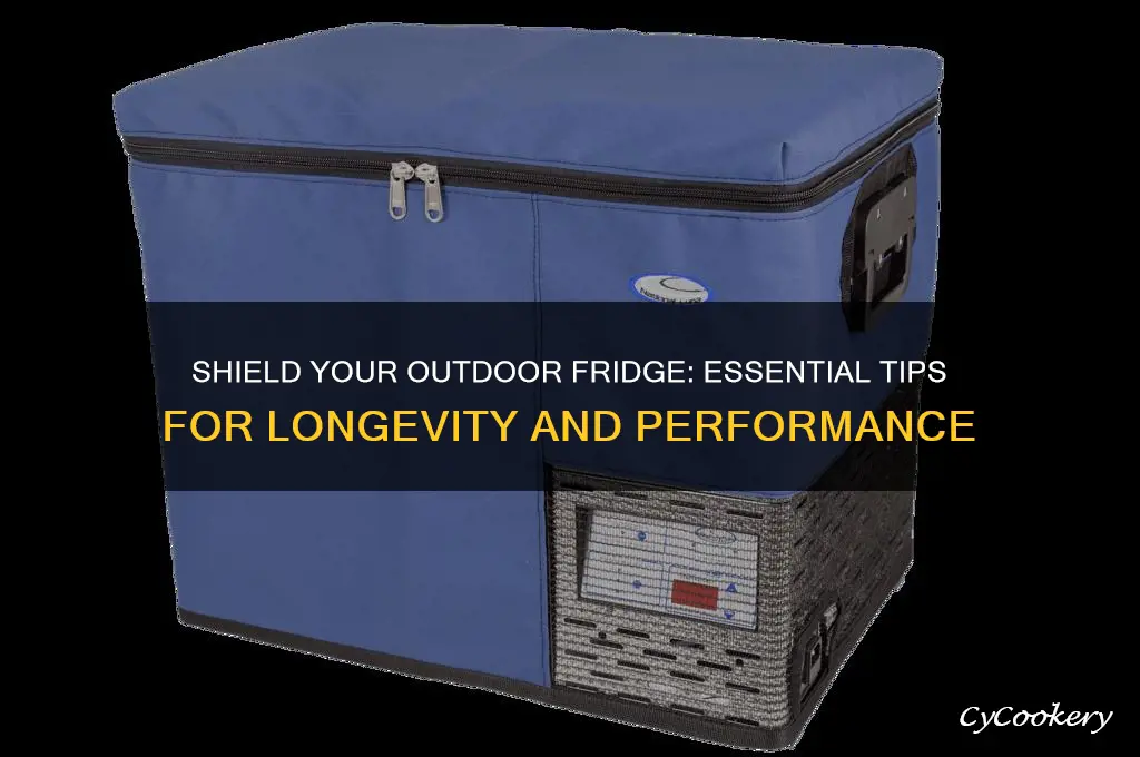 how do i protect my outdoor refrigerator