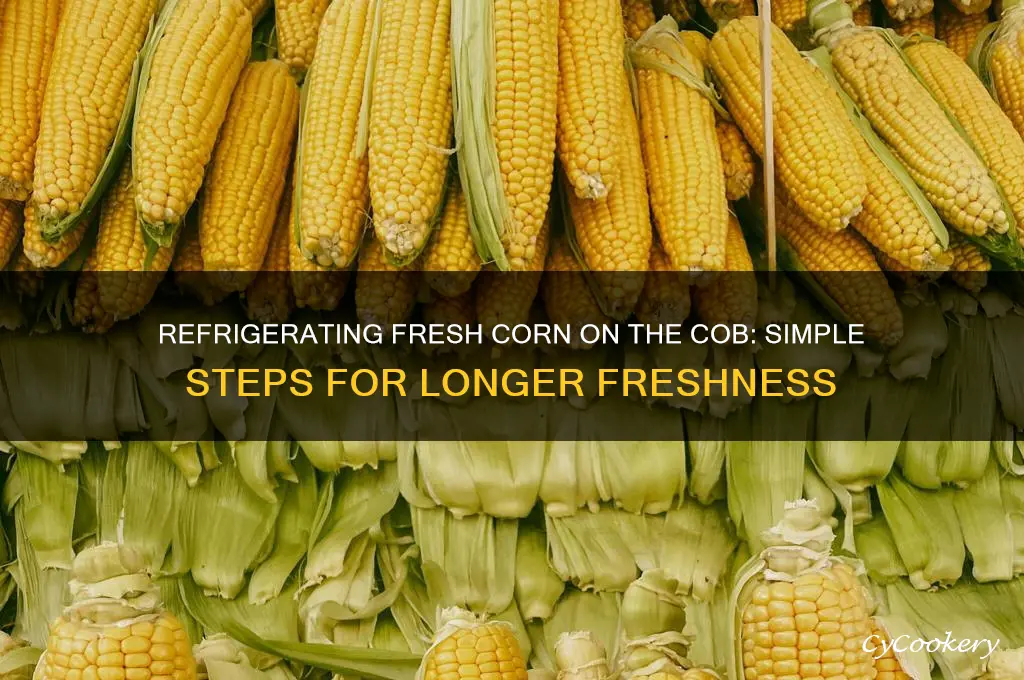 how do i refrigerate fresh corn on the cob