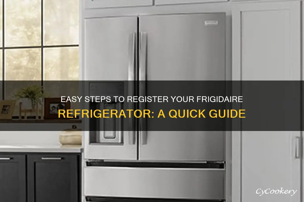 how do i register my frigidair refrigerator