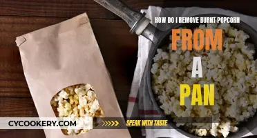 Reviving Your Pan: Removing Stubborn, Burnt Popcorn