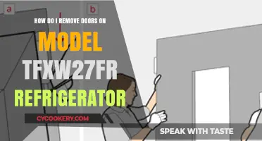 Easy Steps to Remove Doors on TFWX27FR Refrigerator Model