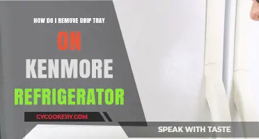 Easy Steps to Remove Drip Tray on Kenmore Refrigerator