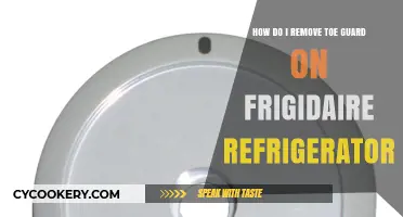 Easy Steps to Remove Toe Guard on Frigidaire Refrigerator