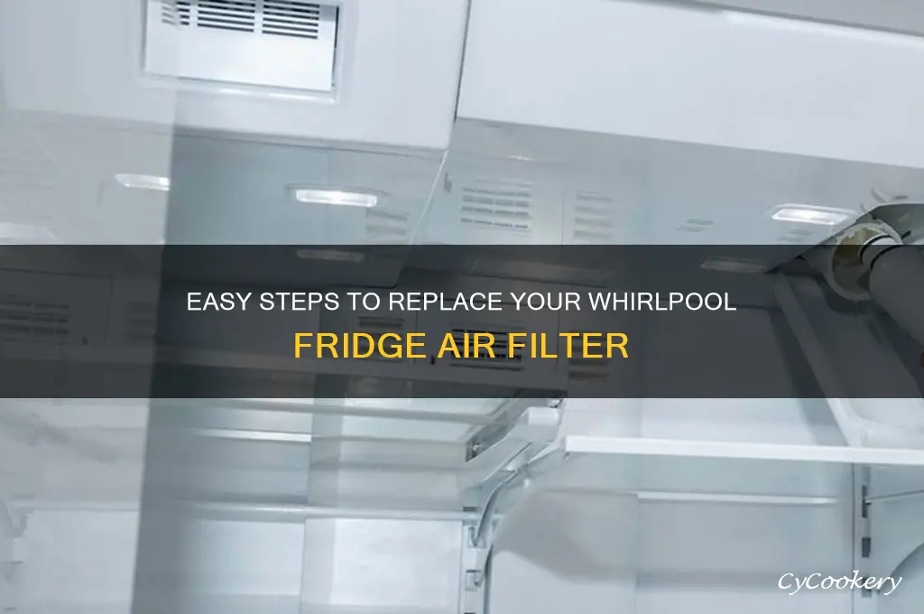 how do i replace my whirlpool refrigerator air filter