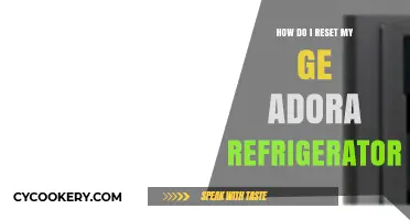 Reset Your GE Adora Fridge: Quick & Easy Troubleshooting Guide