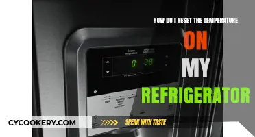 Quick Guide to Resetting Your Refrigerator's Temperature Settings
