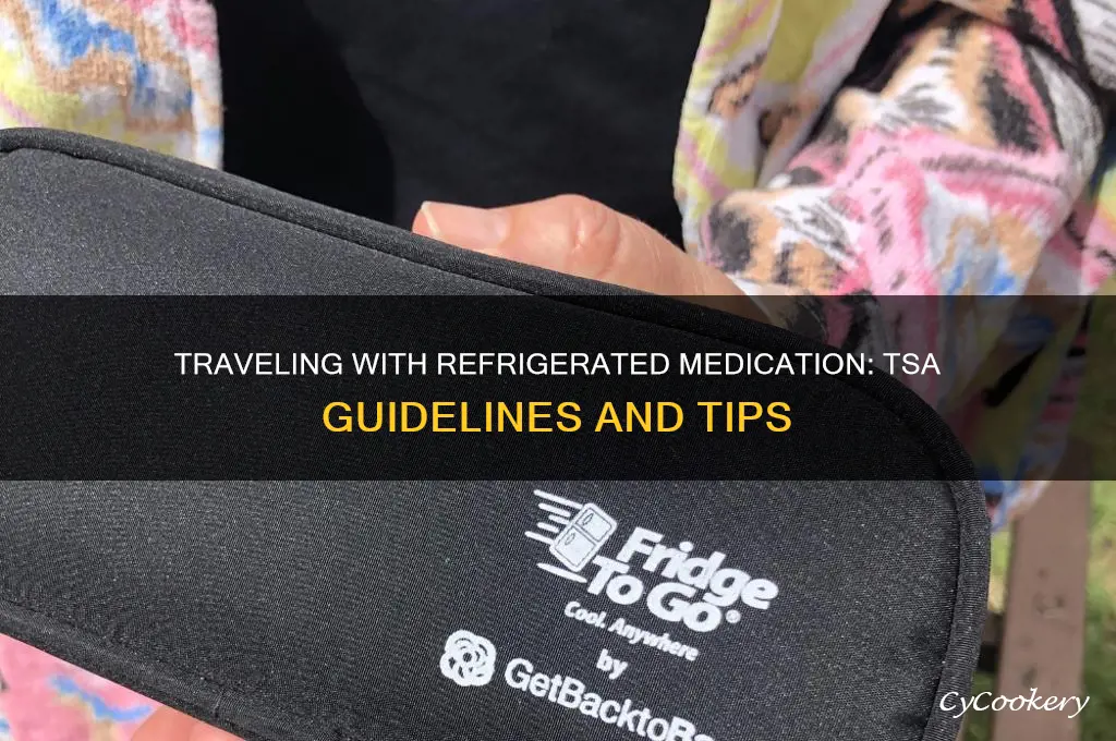 how do i travel with refrigerated medication tsa