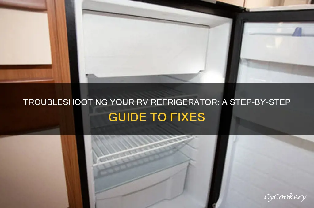 how do i troubleshoot an rv refrigerator