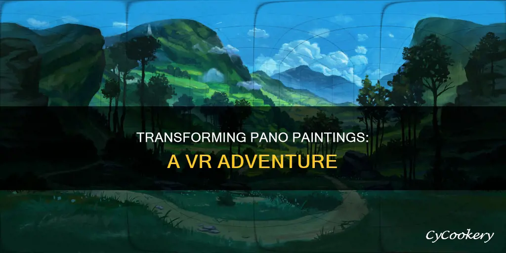 how do I turn my pano painting into vr image