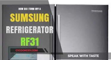 How to Turn Off Samsung RF31 Refrigerator: Quick Guide