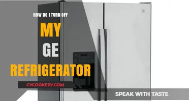 Quick Guide: Turning Off Your GE Refrigerator Safely and Easily