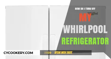 How to Easily Turn Off Your Whirlpool Refrigerator: A Quick Guide