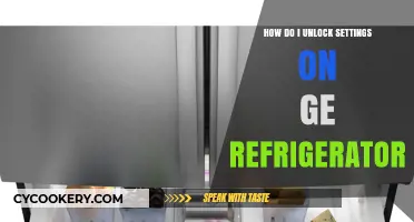 Unlocking GE Refrigerator Settings: A Step-by-Step Guide to Accessing Controls