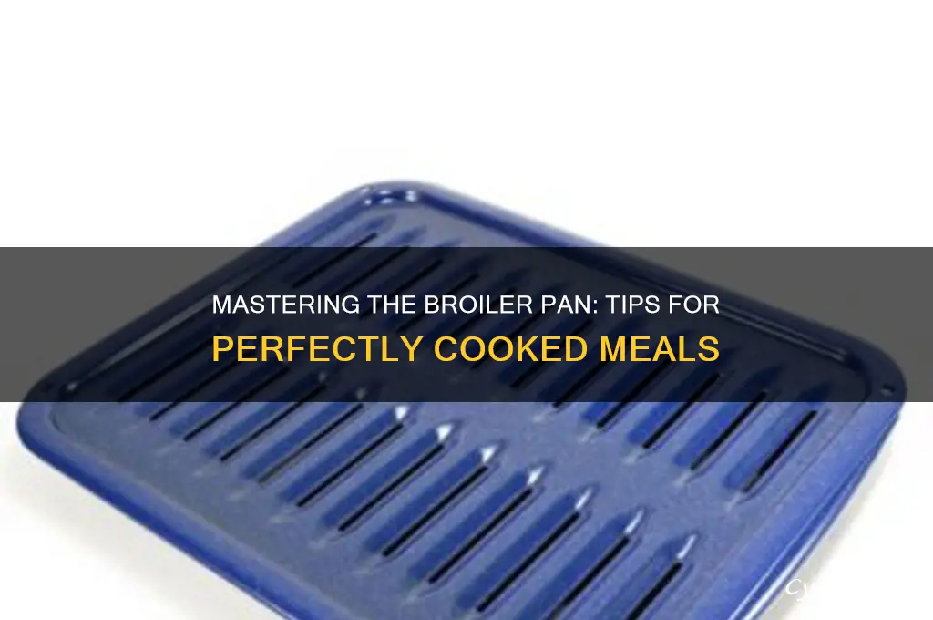 how do I use a broiler pan