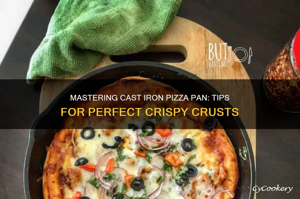 how do I use my cast iron pizza pan