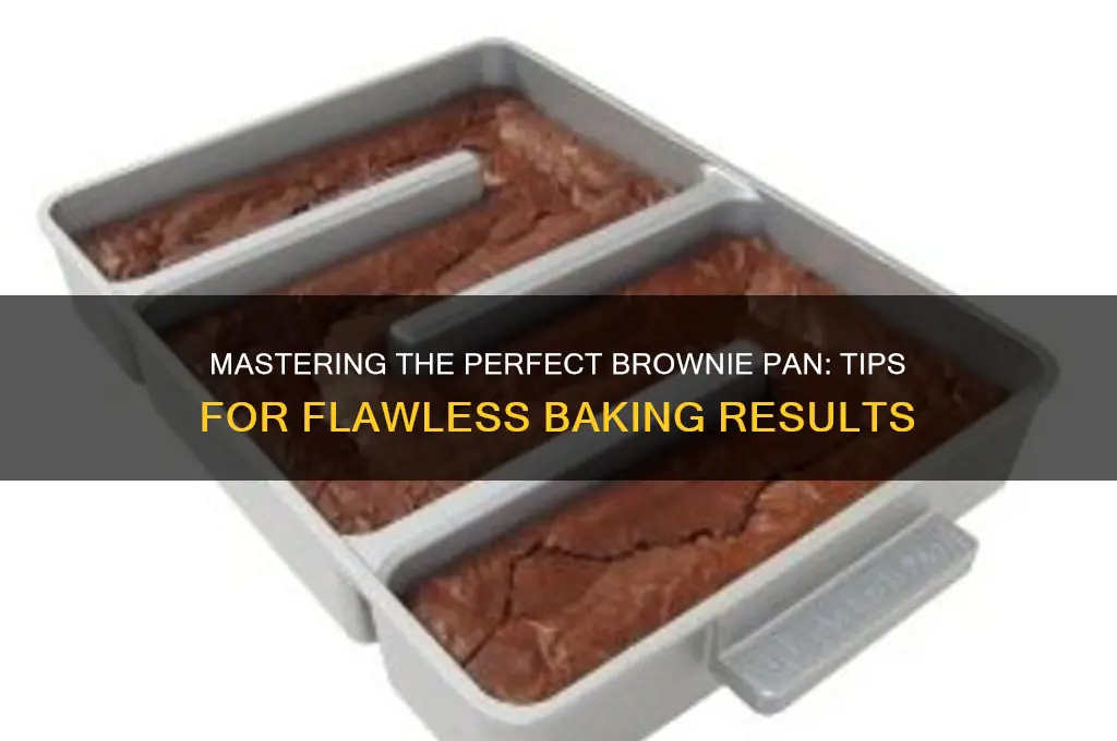 how do I use the perfect brownie pan