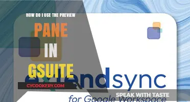 Mastering G Suite: Efficiently Using the Preview Pane for Productivity