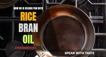 The Best Way to Season Your Pan with Rice Bran Oil