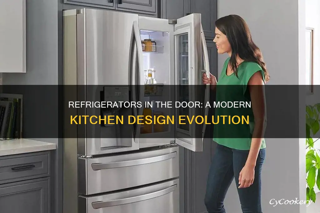how do refrigerators come in the door