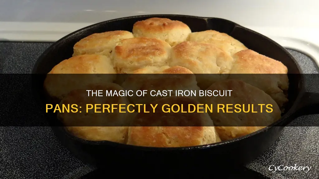 how do the cast iron biscuit pan work