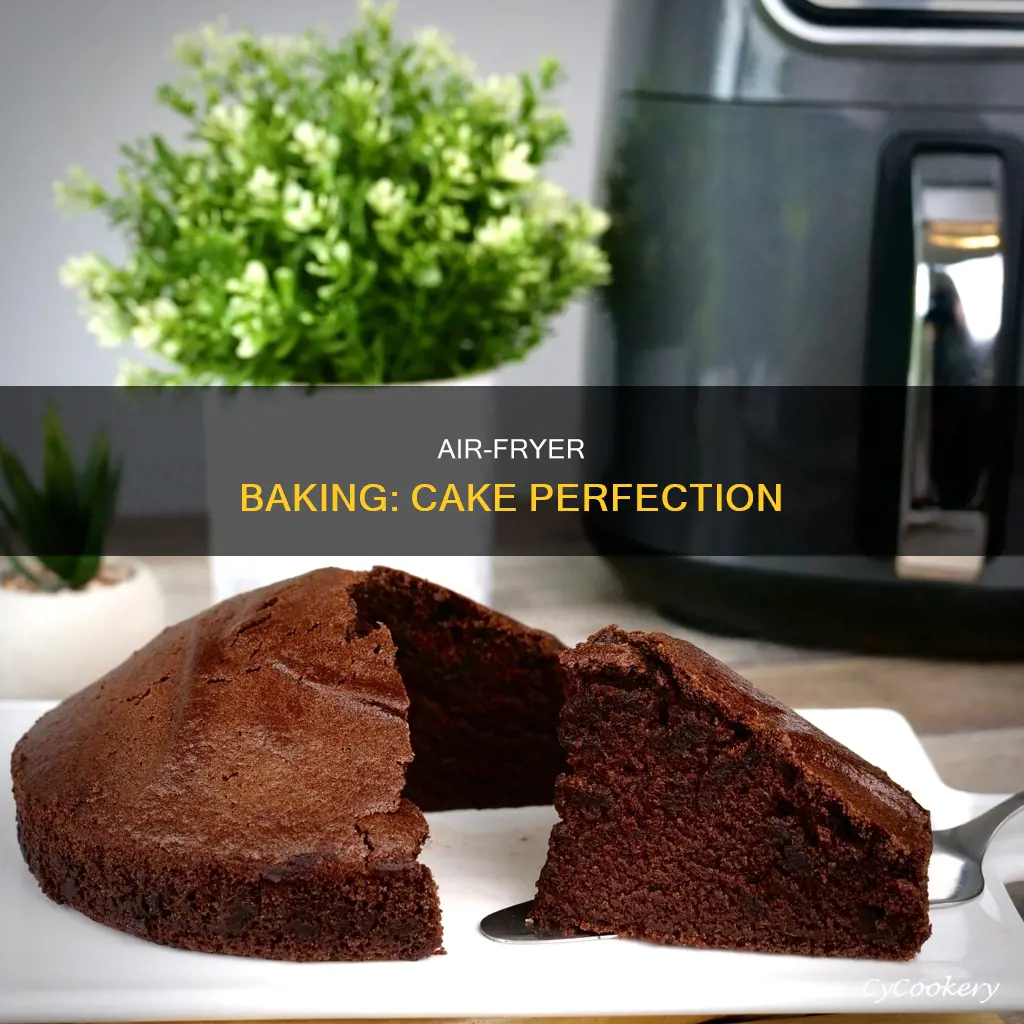 how do u cook a cake in a air fryer