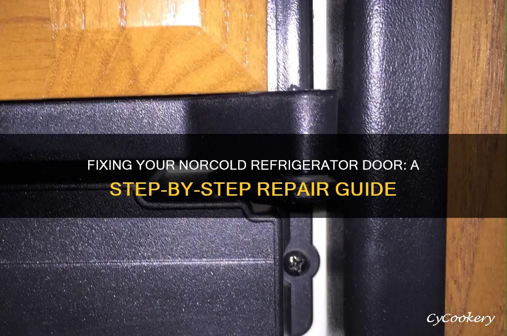 how do u fix a norcold refrigerator door