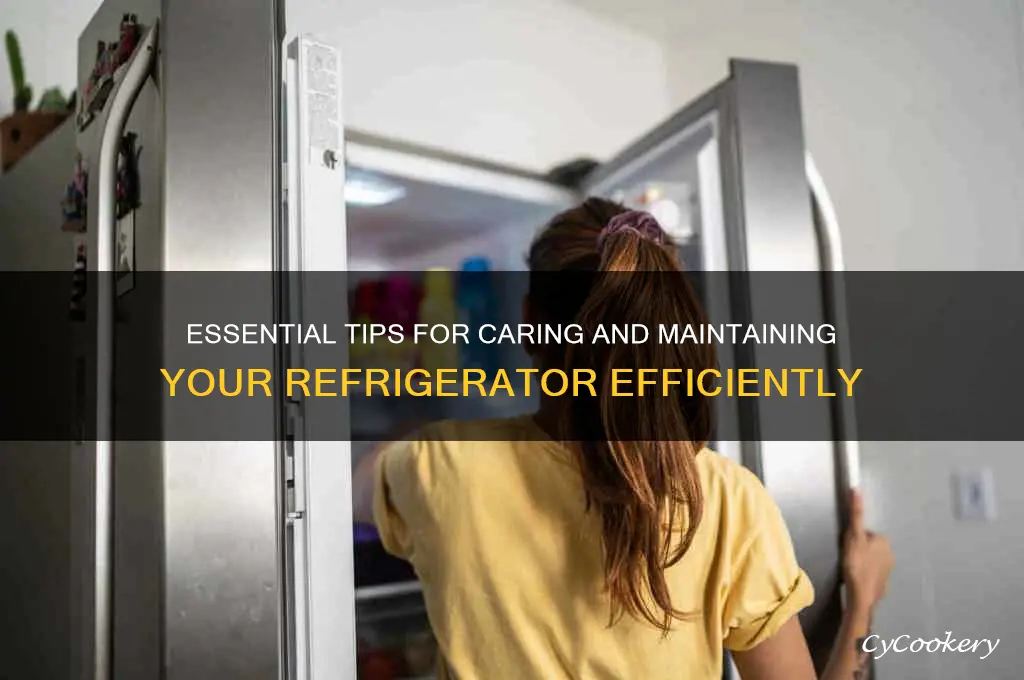 how do we care and maintain refrigerator