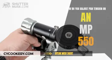 Adjusting Pan Tension on an MP 550: A Simple Guide