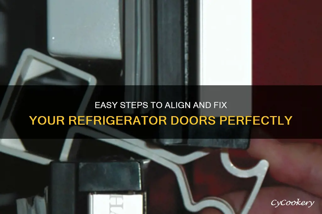how do you adjust the doors on a refrigerator