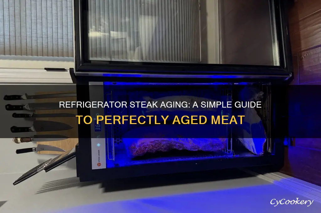 how do you age a steak in the refrigerator