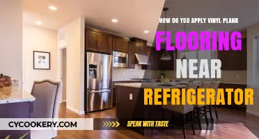 Easy Steps to Install Vinyl Plank Flooring Around Your Refrigerator