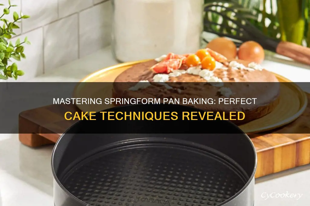 how do you bake a cake using a springform pan