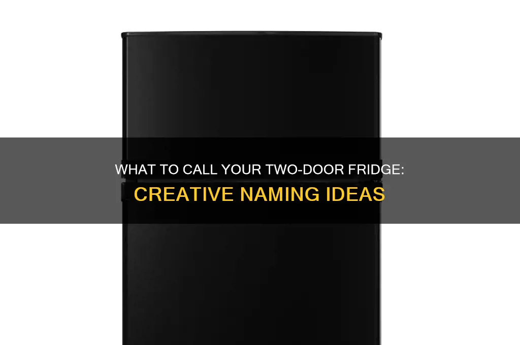 how do you call your two door refrigerator