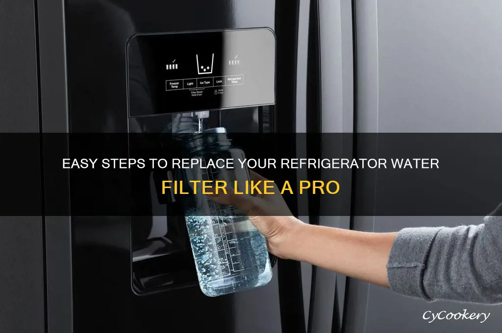 how do you change a refrigerator filter