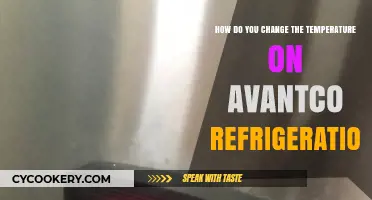 Adjusting Avantco Refrigeration Temperature: A Step-by-Step Guide for Optimal Cooling