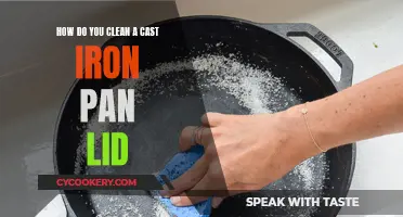 Cleaning Your Cast Iron: Pan Lid Care