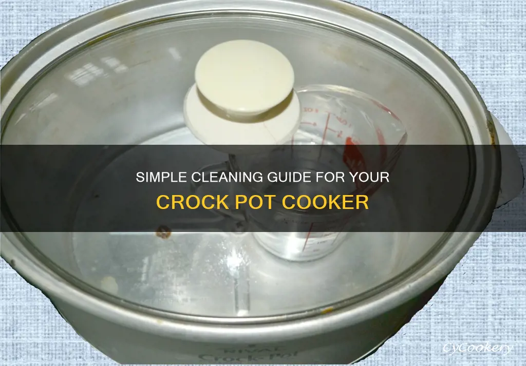 how do you clean a crock pot cooker