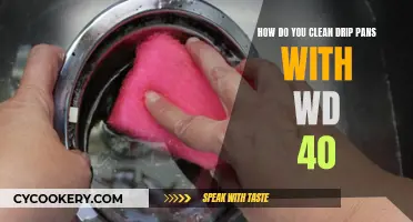 Cleaning Drip Pans: WD-40 to the Rescue